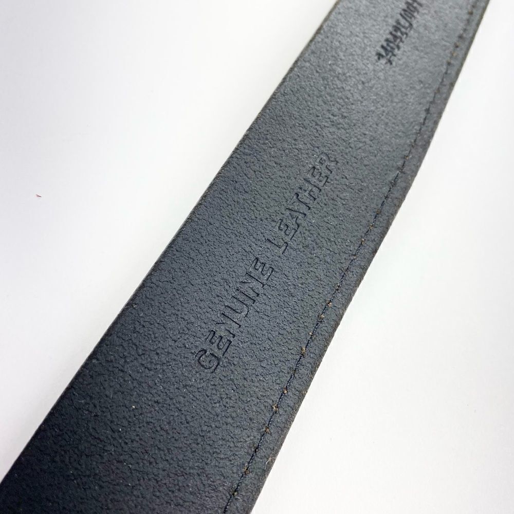 boconi black and bronze leather belt 32 - Picture 4 of 7